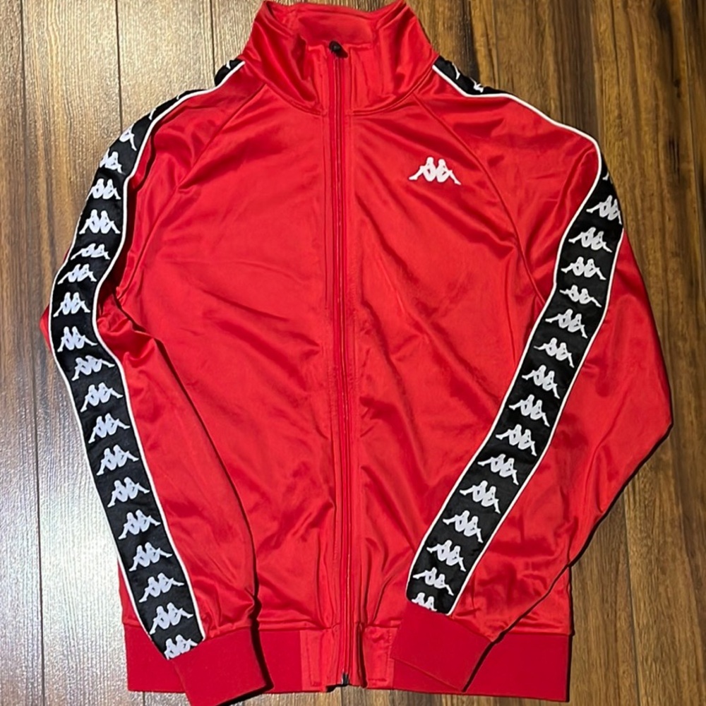 Kappa Red and Black Track Jacket